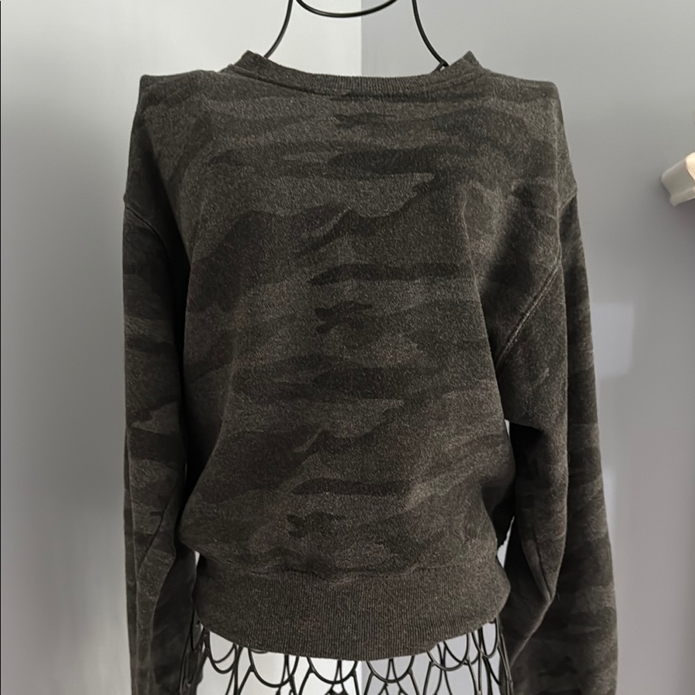 Reflex Women's Gray Camouflage Sweater